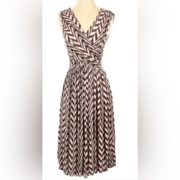 plenty by Tracy Reese Elegant  Chevron Dress - Picture 1 of 7